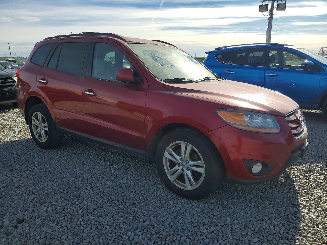 2010 Hyundai Santa Fe Limited Красный vin: 5NMSKDAG9AH355417
