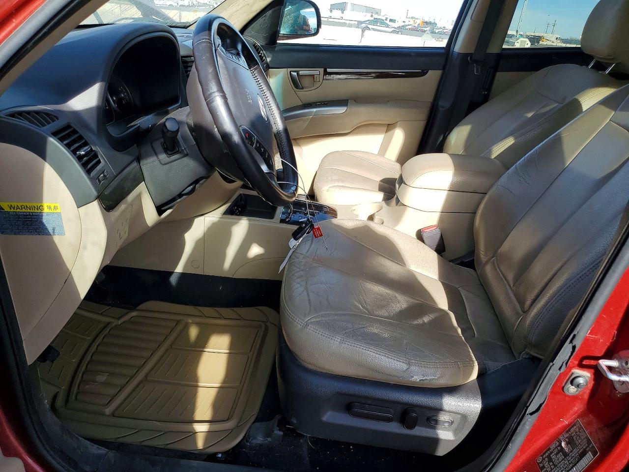 2010 Hyundai Santa Fe Limited Красный vin: 5NMSKDAG9AH355417