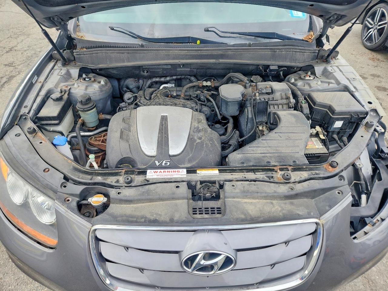 2010 Hyundai Santa Fe Limited Gray vin: 5NMSKDAG9AH374968