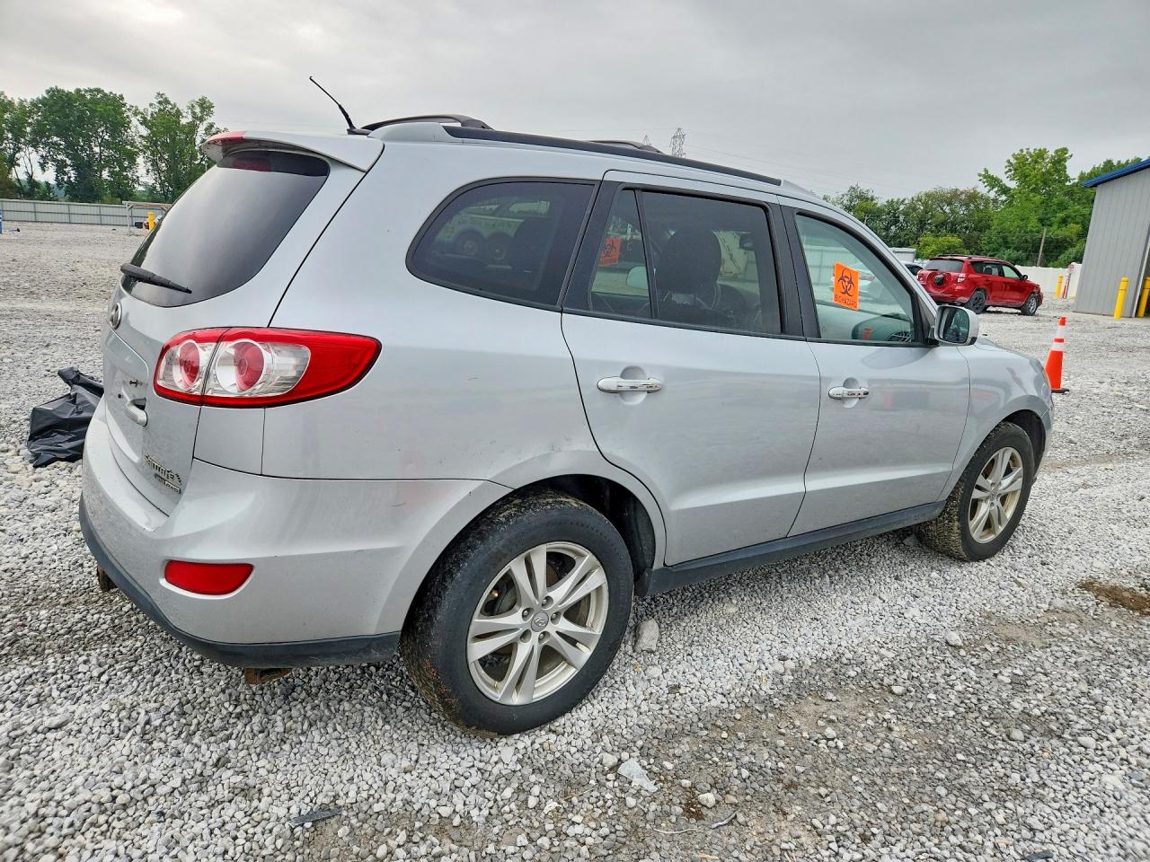 2010 Hyundai Santa Fe Limited Silver vin: 5NMSKDAG9AH397974