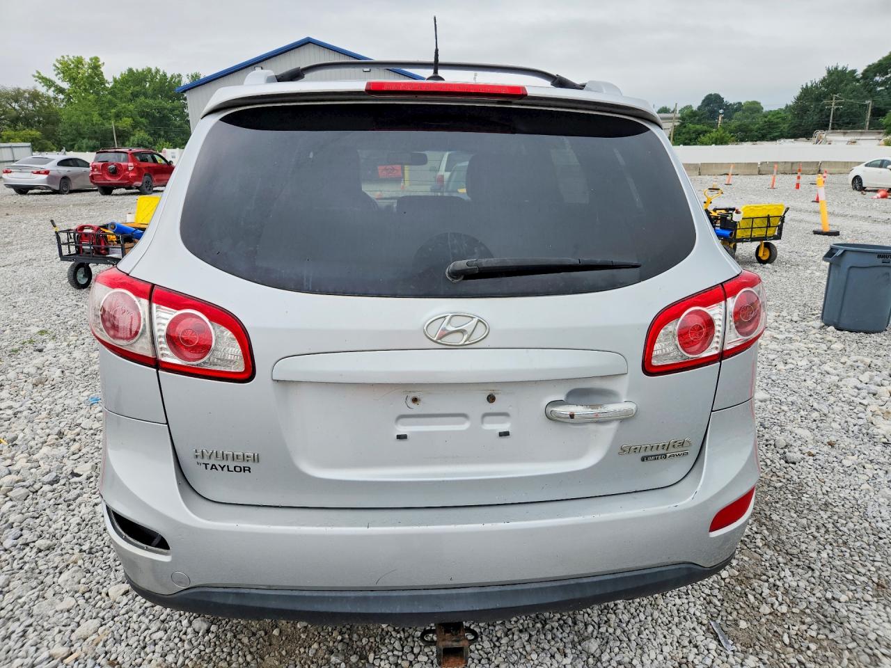 2010 Hyundai Santa Fe Limited Silver vin: 5NMSKDAG9AH397974