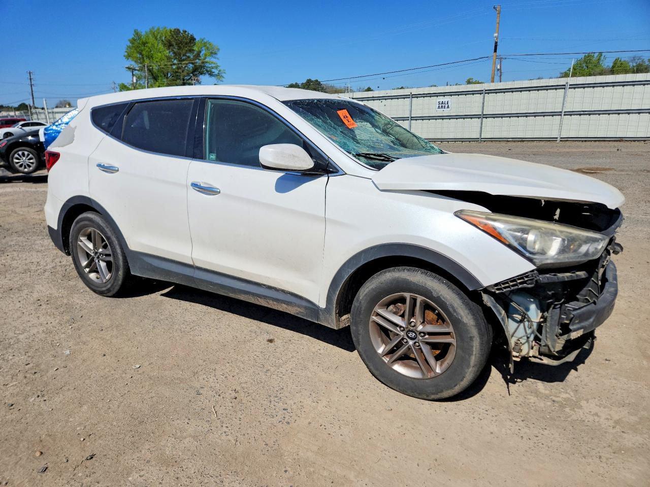 2017 Hyundai Santa Fe Sport 2.4l White vin: 5NMZT3LB0HH036442
