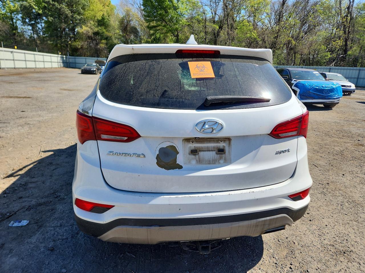 2017 Hyundai Santa Fe Sport 2.4l White vin: 5NMZT3LB0HH036442