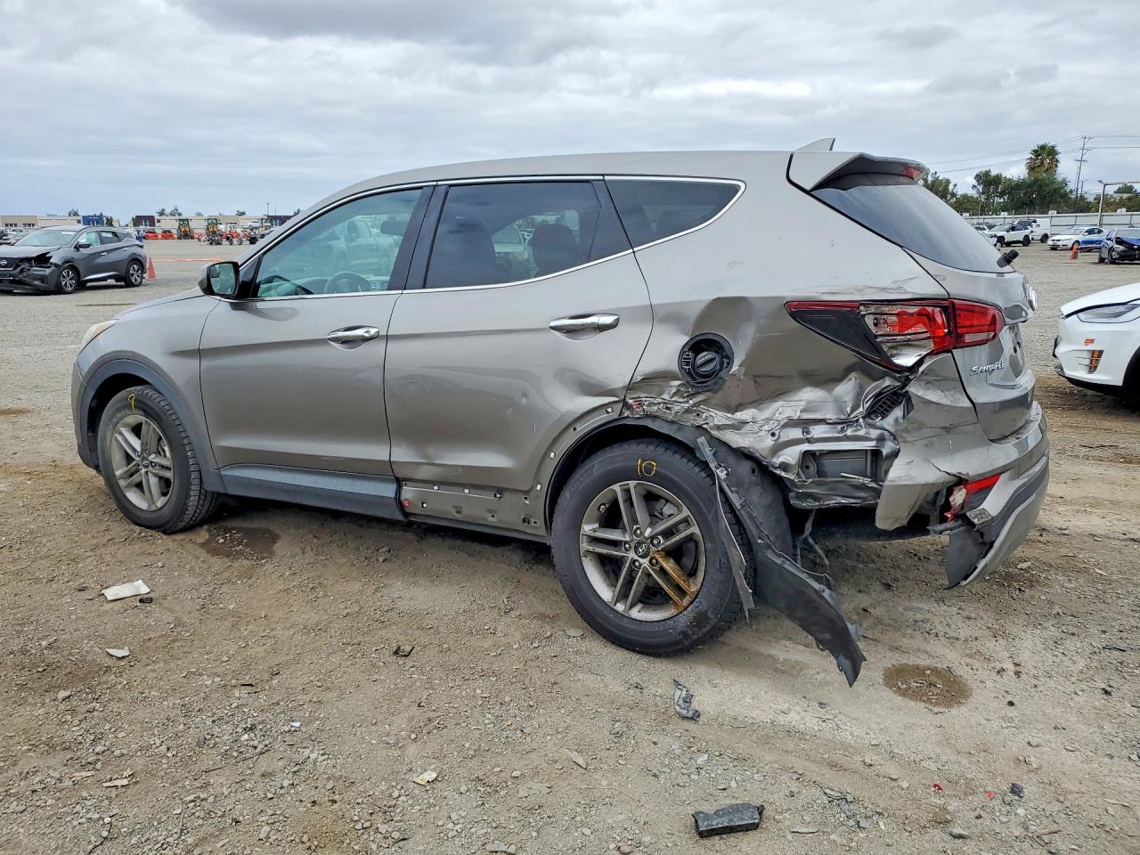 2017 Hyundai Santa Fe Sport 2.4l Серый vin: 5NMZT3LB2HH017729