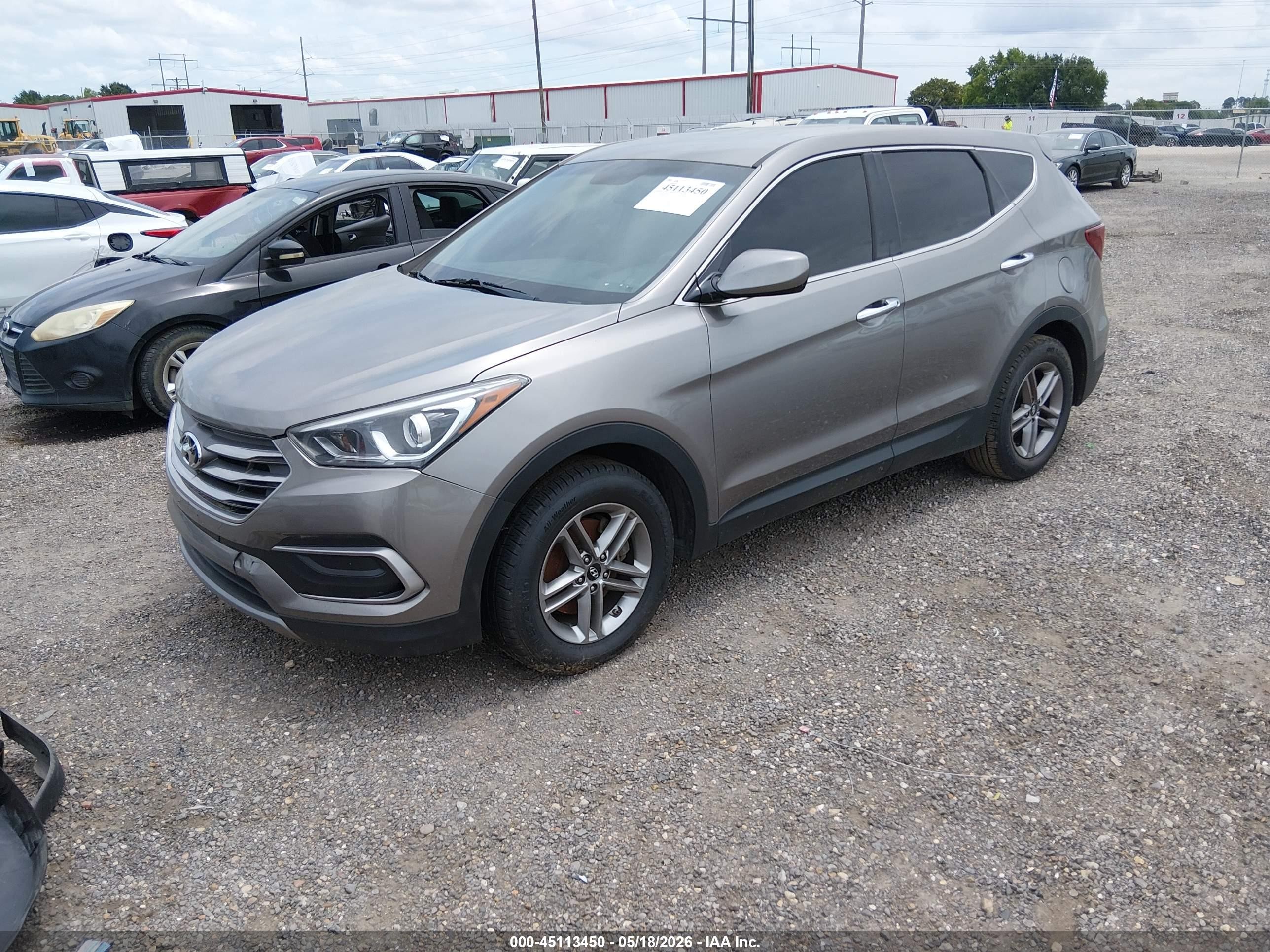 2018 Hyundai Santa Fe Sport 2.4l Brown vin: 5NMZT3LB2JH069352