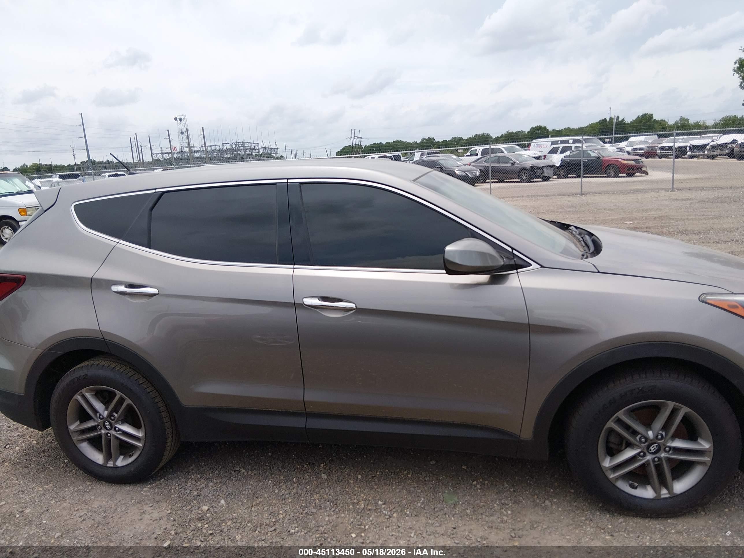 2018 Hyundai Santa Fe Sport 2.4l Brown vin: 5NMZT3LB2JH069352