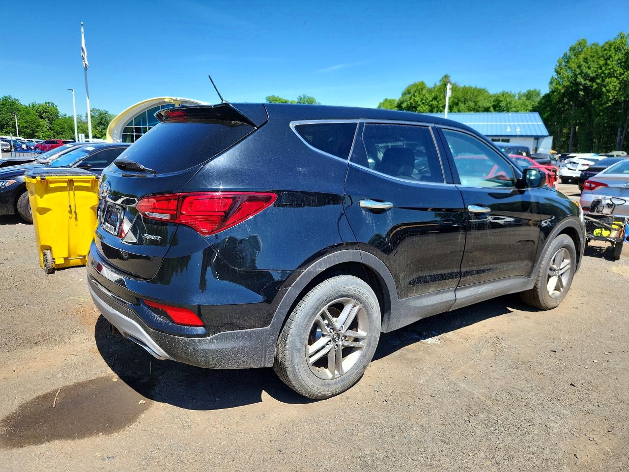 2018 Hyundai Santa Fe Sport 2.4l Black vin: 5NMZT3LB2JH084420