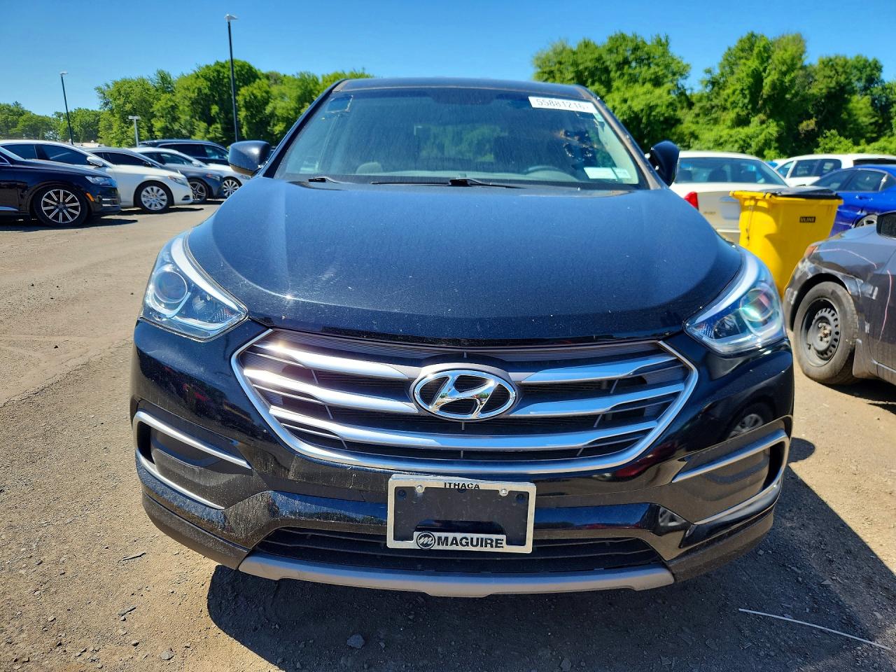 2018 Hyundai Santa Fe Sport 2.4l Black vin: 5NMZT3LB2JH084420