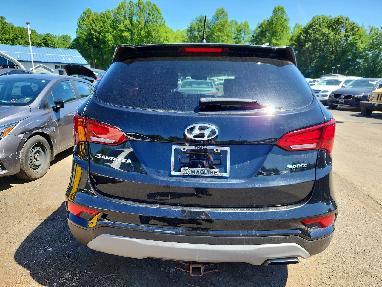2018 Hyundai Santa Fe Sport 2.4l Black vin: 5NMZT3LB2JH084420
