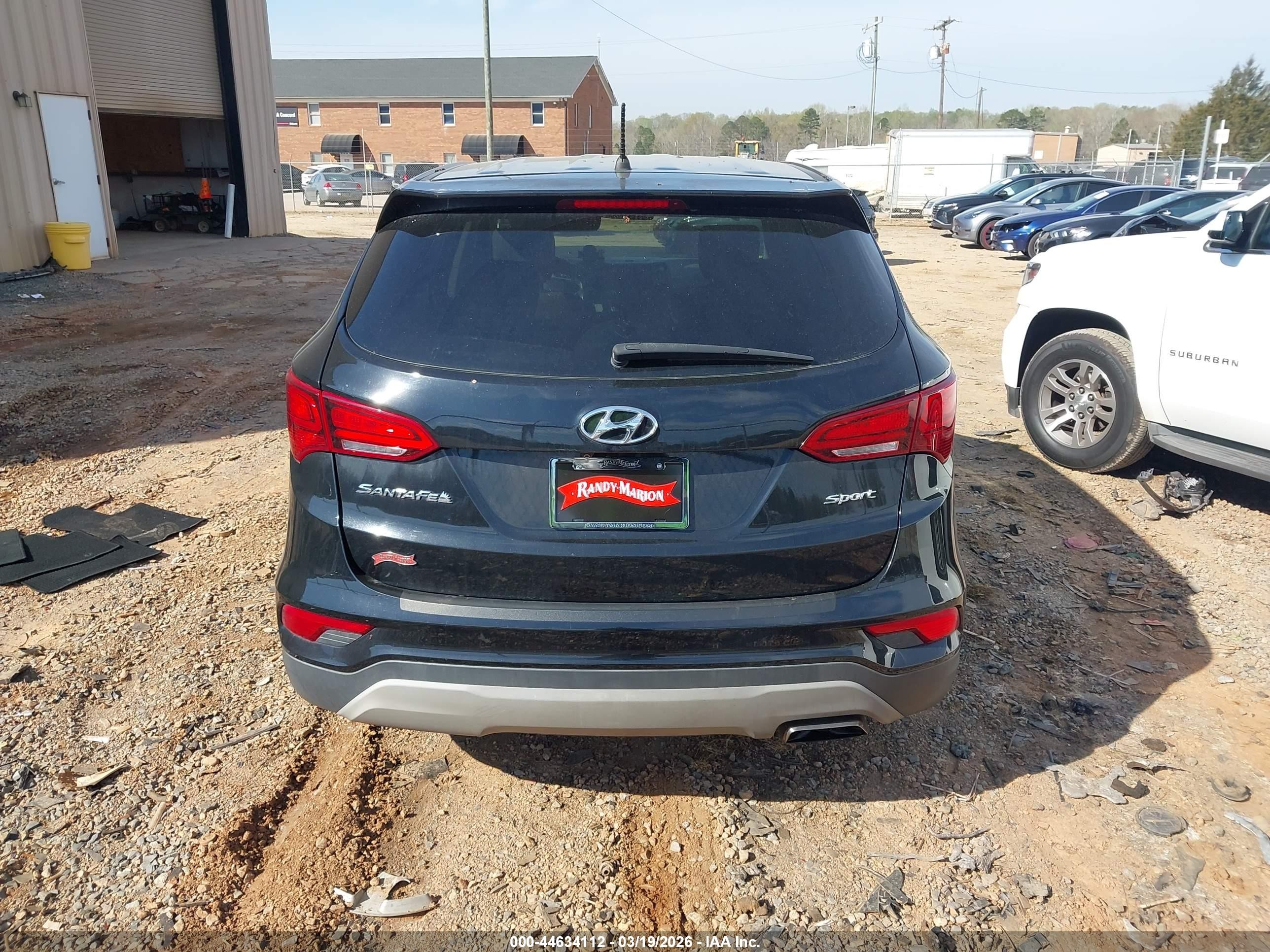 2018 Hyundai Santa Fe Sport 2.4l Черный vin: 5NMZT3LB2JH094266