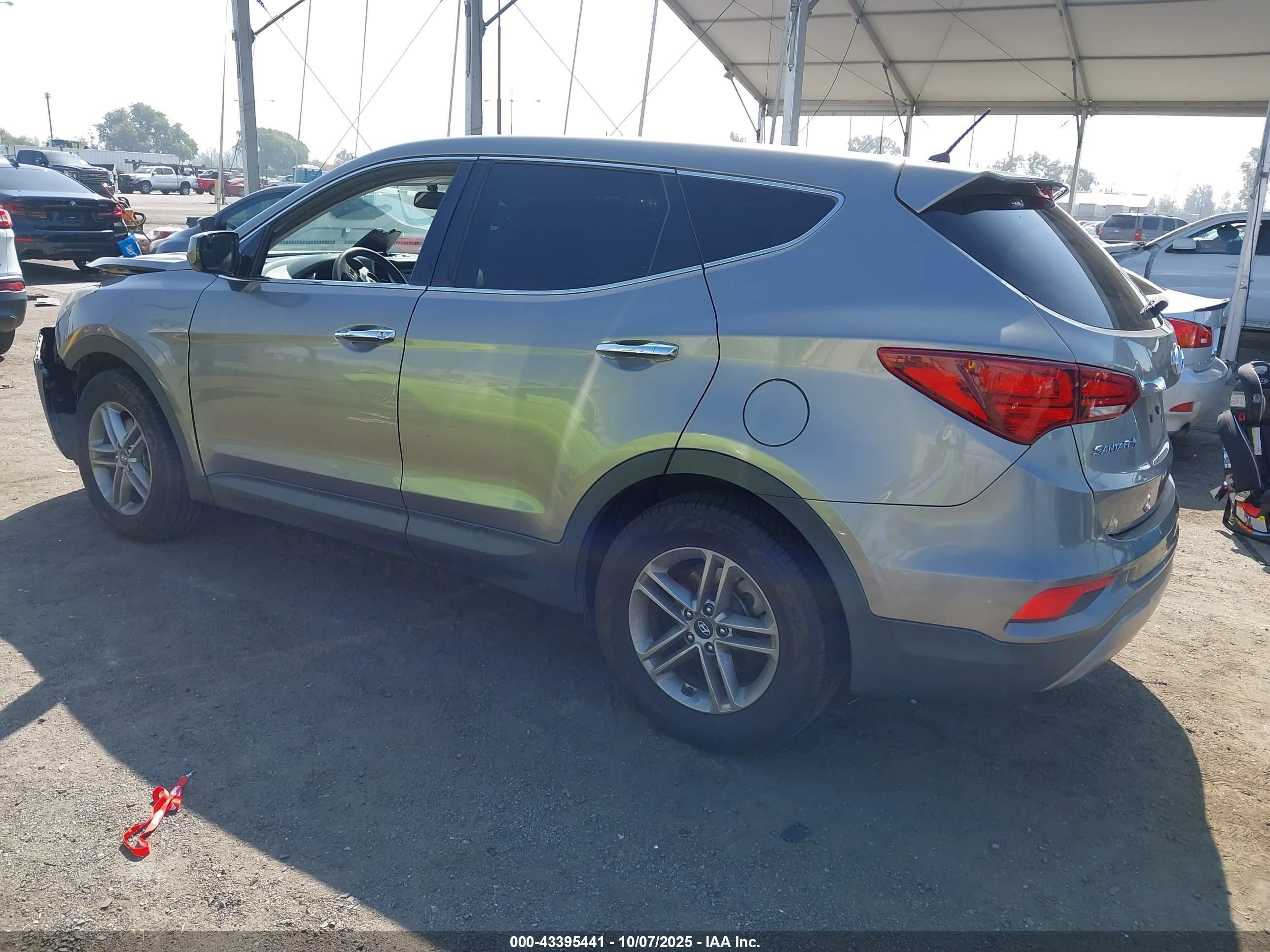 2018 Hyundai Santa Fe Sport 2.4l Серый vin: 5NMZT3LB3JH071627