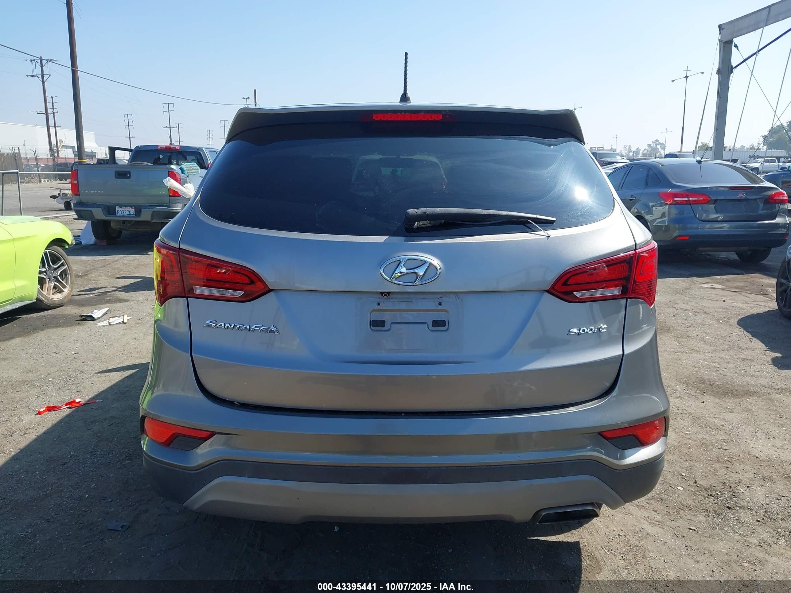 2018 Hyundai Santa Fe Sport 2.4l Серый vin: 5NMZT3LB3JH071627