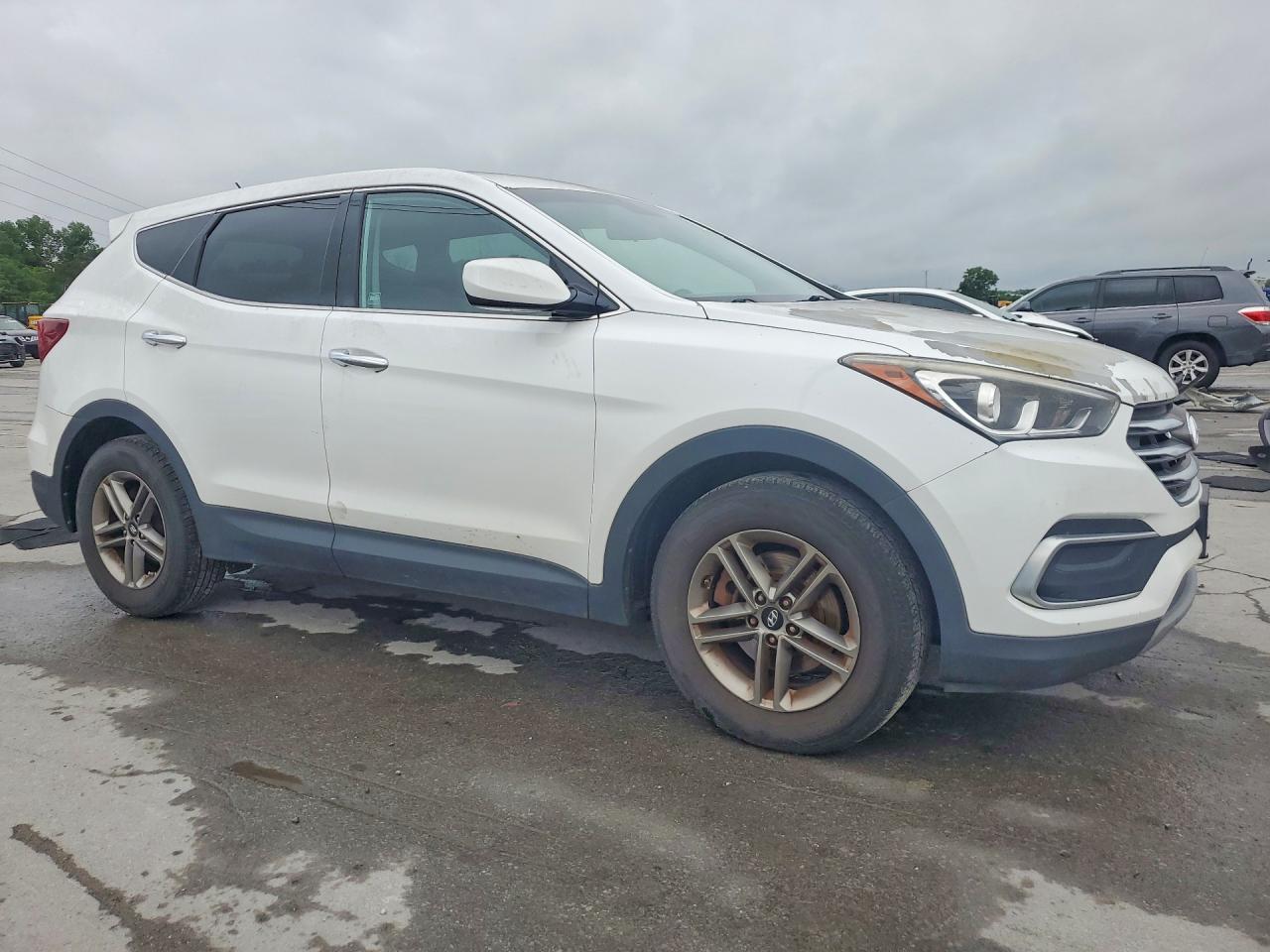 2018 Hyundai Santa Fe Sport 2.4l Белый vin: 5NMZT3LB5JH095833