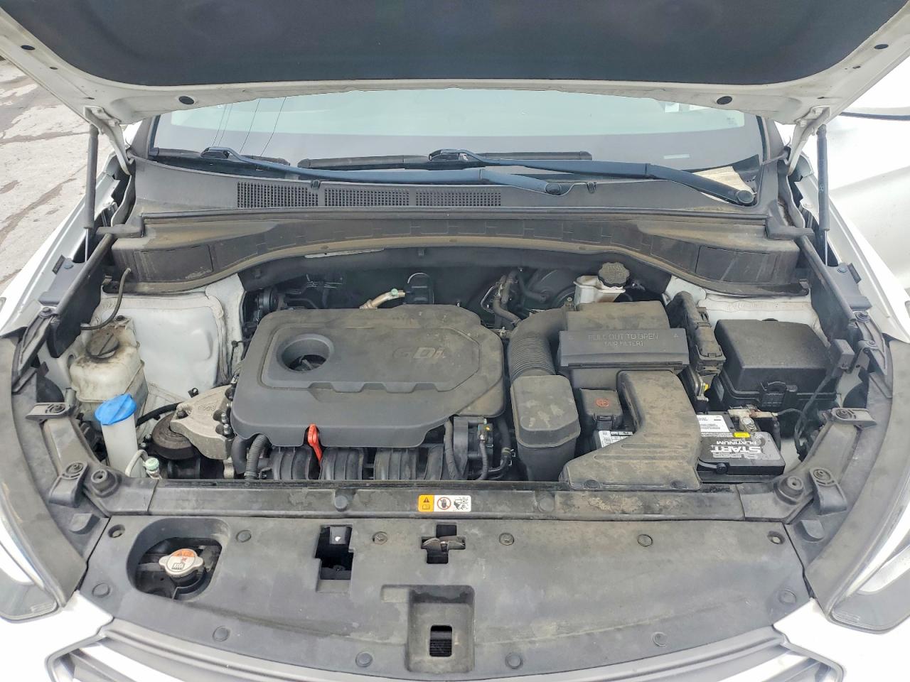 2018 Hyundai Santa Fe Sport 2.4l Белый vin: 5NMZT3LB5JH095833