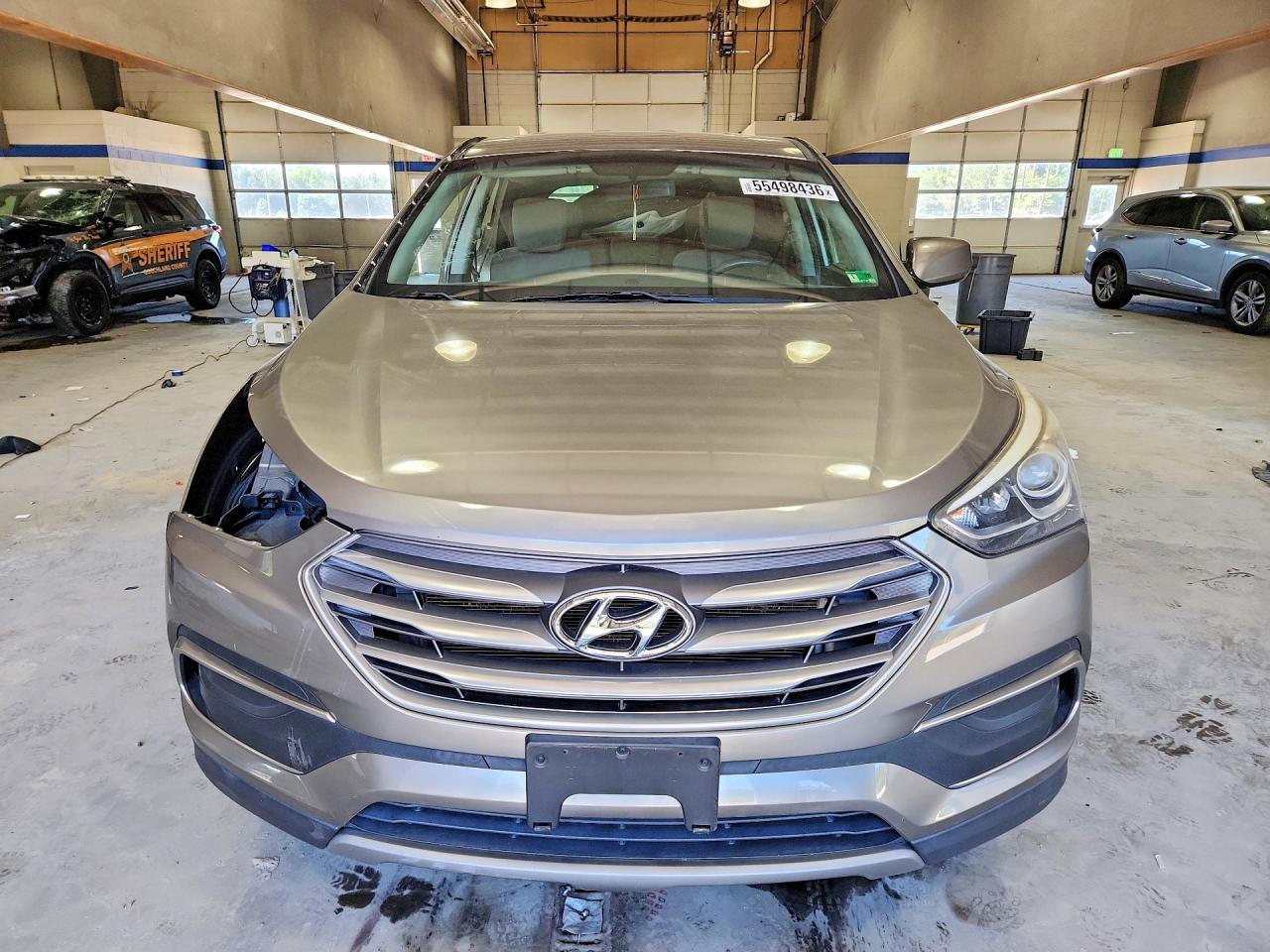 2018 Hyundai Santa Fe Sport 2.4l Gray vin: 5NMZT3LBXJH075240