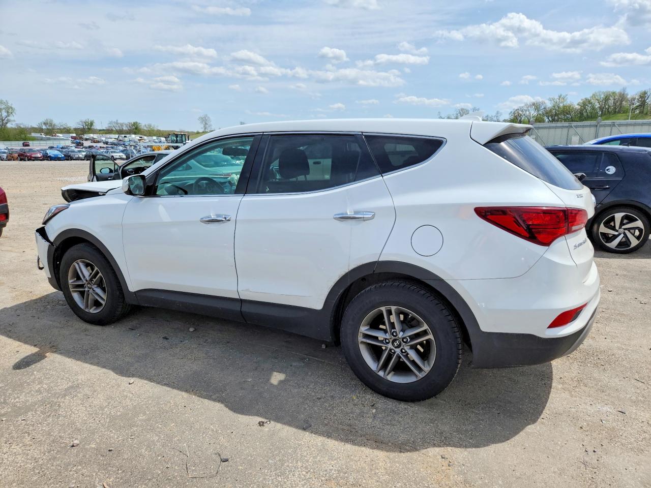 2017 Hyundai Santa Fe Sport 2.4l White vin: 5NMZTDLB8HH031012
