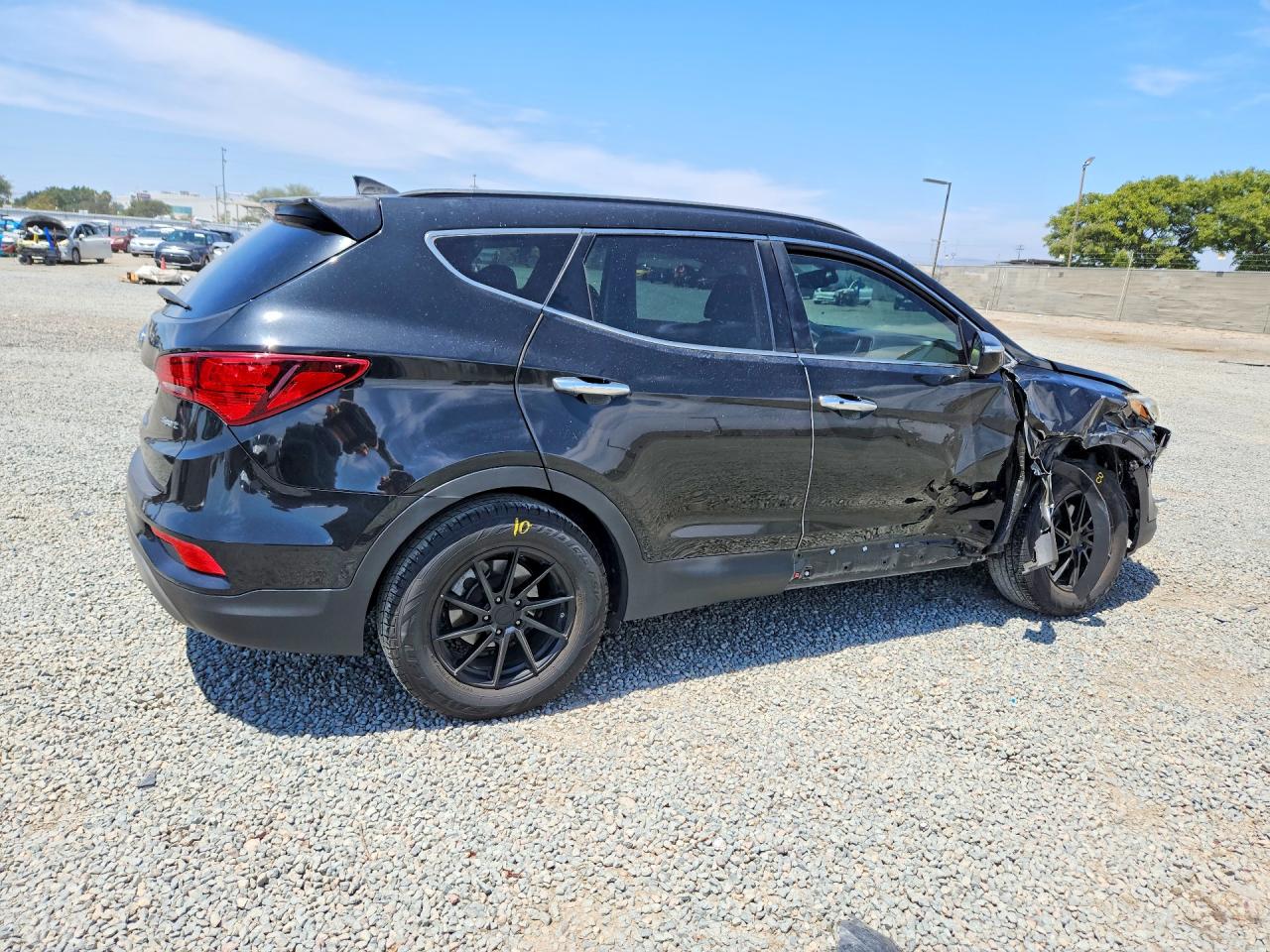 2018 Hyundai Santa Fe Sport 2.4l Черный vin: 5NMZU3LB0JH068116