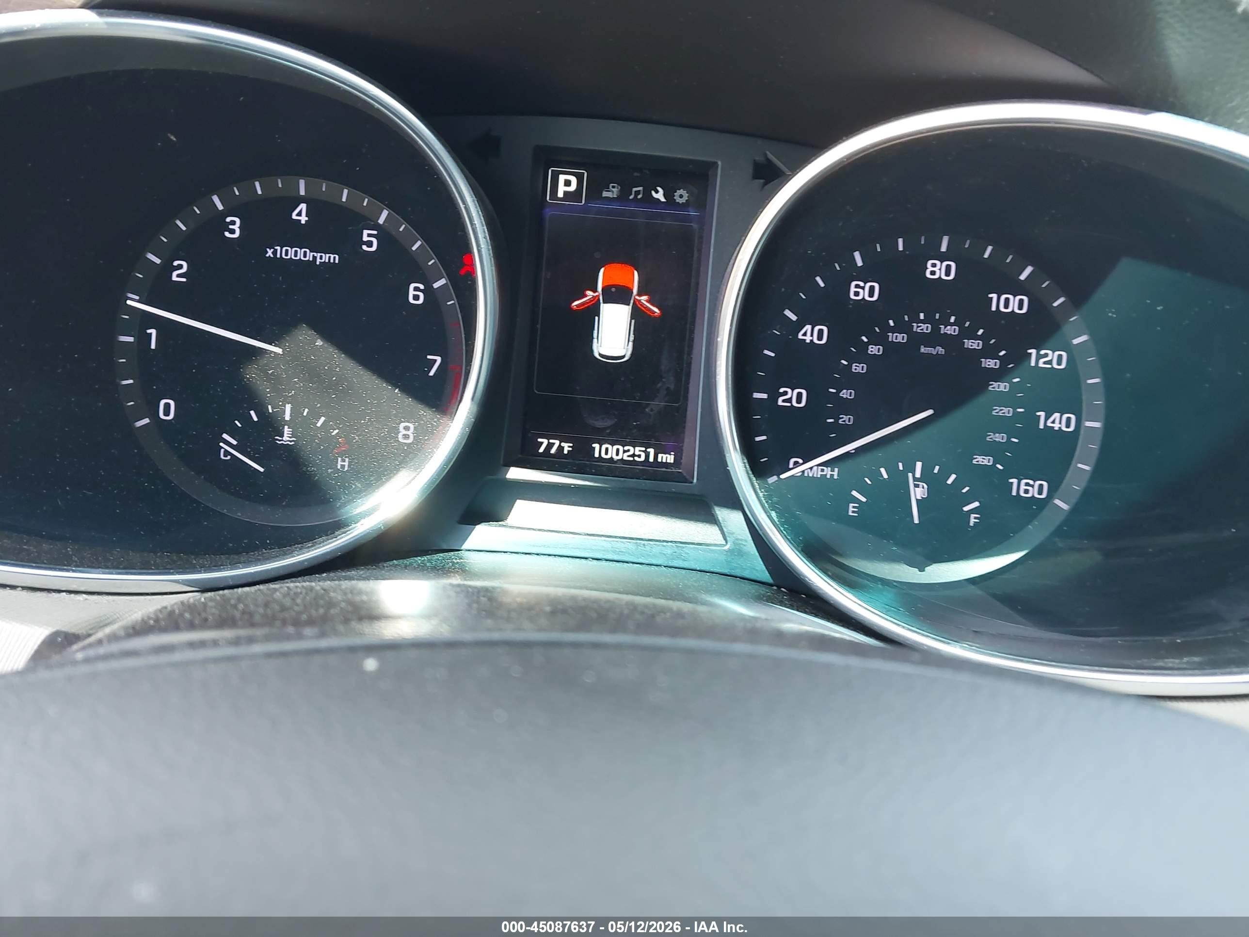 2017 Hyundai Santa Fe Sport 2.4l Blue vin: 5NMZU3LB2HH016867