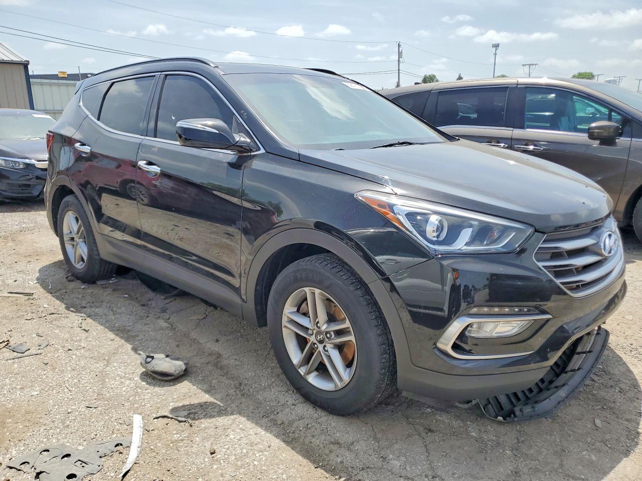 2018 Hyundai Santa Fe Sport 2.4l Black vin: 5NMZU3LB4JH058642