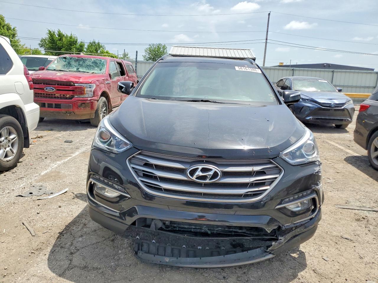 2018 Hyundai Santa Fe Sport 2.4l Black vin: 5NMZU3LB4JH058642