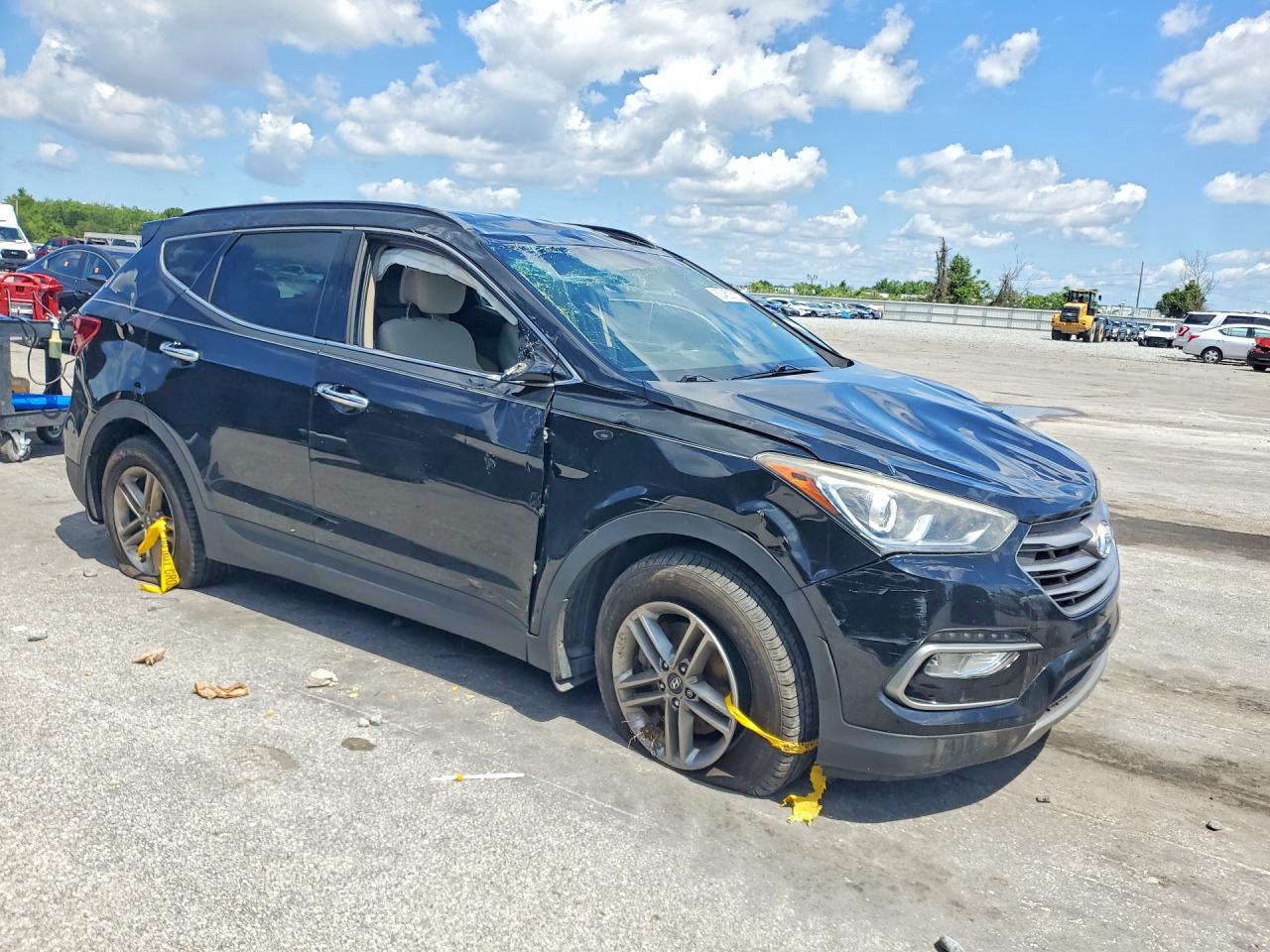 2018 Hyundai Santa Fe Sport 2.4l Black vin: 5NMZU3LB5JH058505