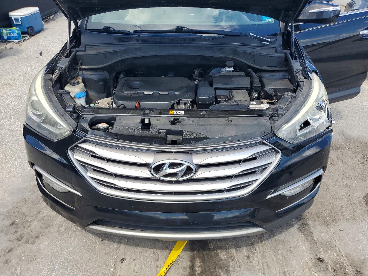 2018 Hyundai Santa Fe Sport 2.4l Black vin: 5NMZU3LB5JH058505