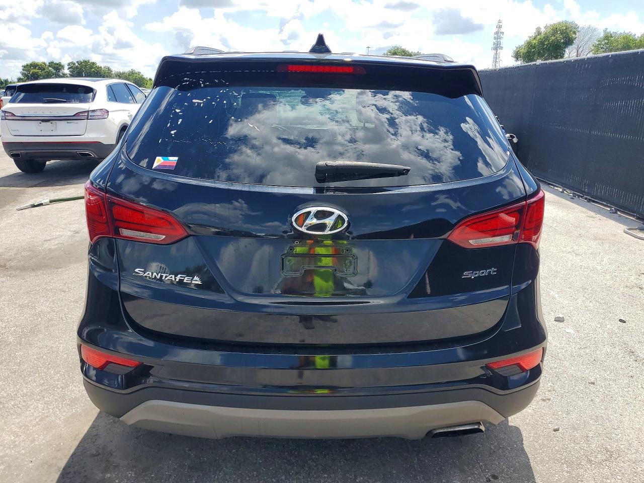 2018 Hyundai Santa Fe Sport 2.4l Black vin: 5NMZU3LB5JH058505
