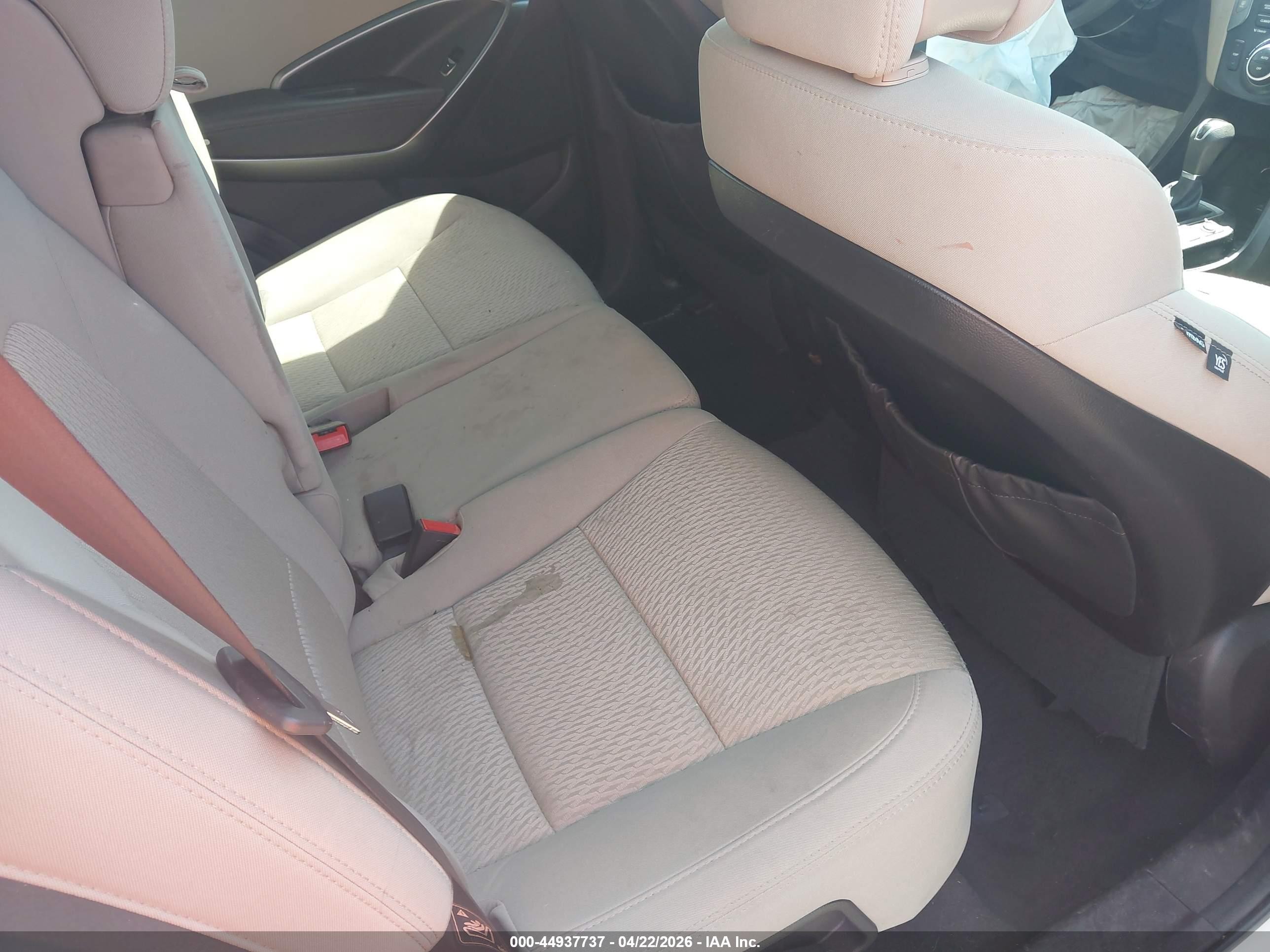 2017 Hyundai Santa Fe Sport 2.4l White vin: 5NMZU3LB6HH005404