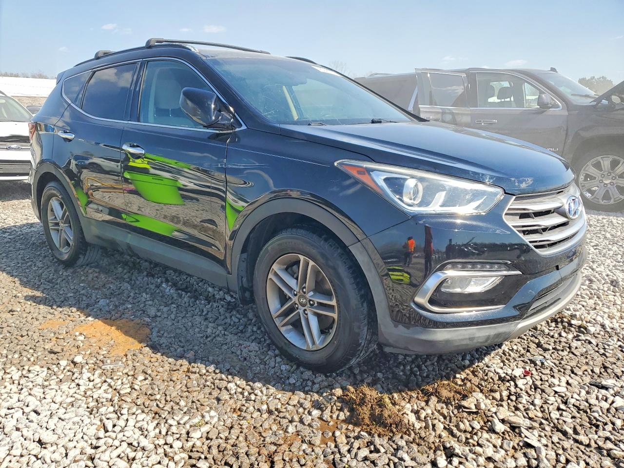 2017 Hyundai Santa Fe Sport 2.4l Black vin: 5NMZU3LB6HH030643