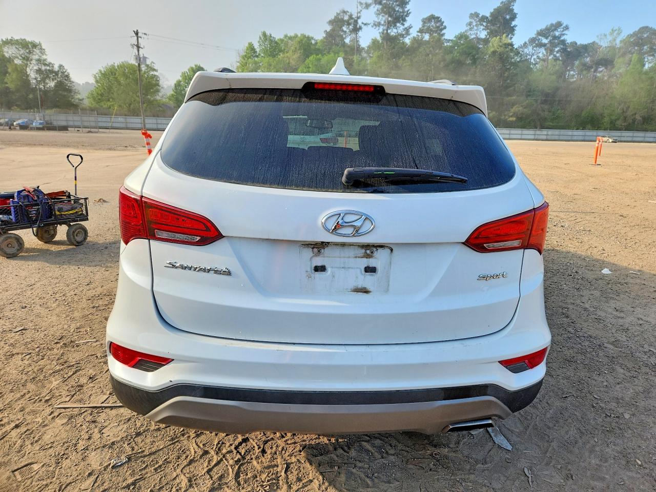 2017 Hyundai Santa Fe Sport 2.4l Белый vin: 5NMZU3LB8HH011849