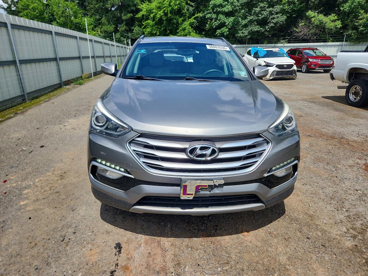 2018 Hyundai Santa Fe Sport 2.4l Gray vin: 5NMZUDLB1JH095377