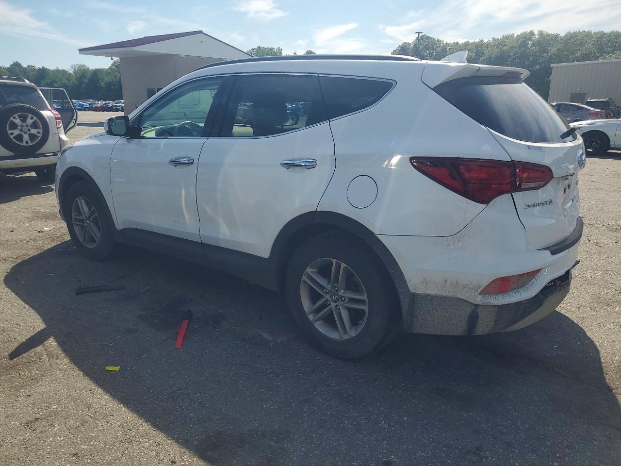 2017 Hyundai Santa Fe Sport 2.4l White vin: 5NMZUDLB2HH030533