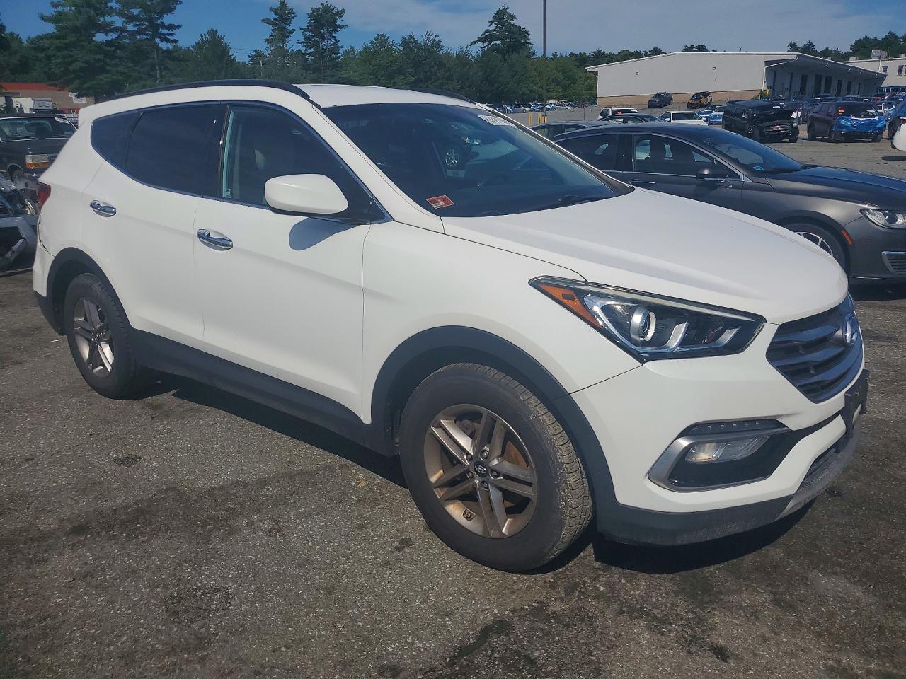 2017 Hyundai Santa Fe Sport 2.4l White vin: 5NMZUDLB2HH030533
