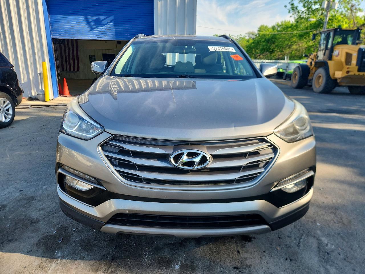 2018 Hyundai Santa Fe Sport 2.4l Серебряный vin: 5NMZUDLB6JH066005