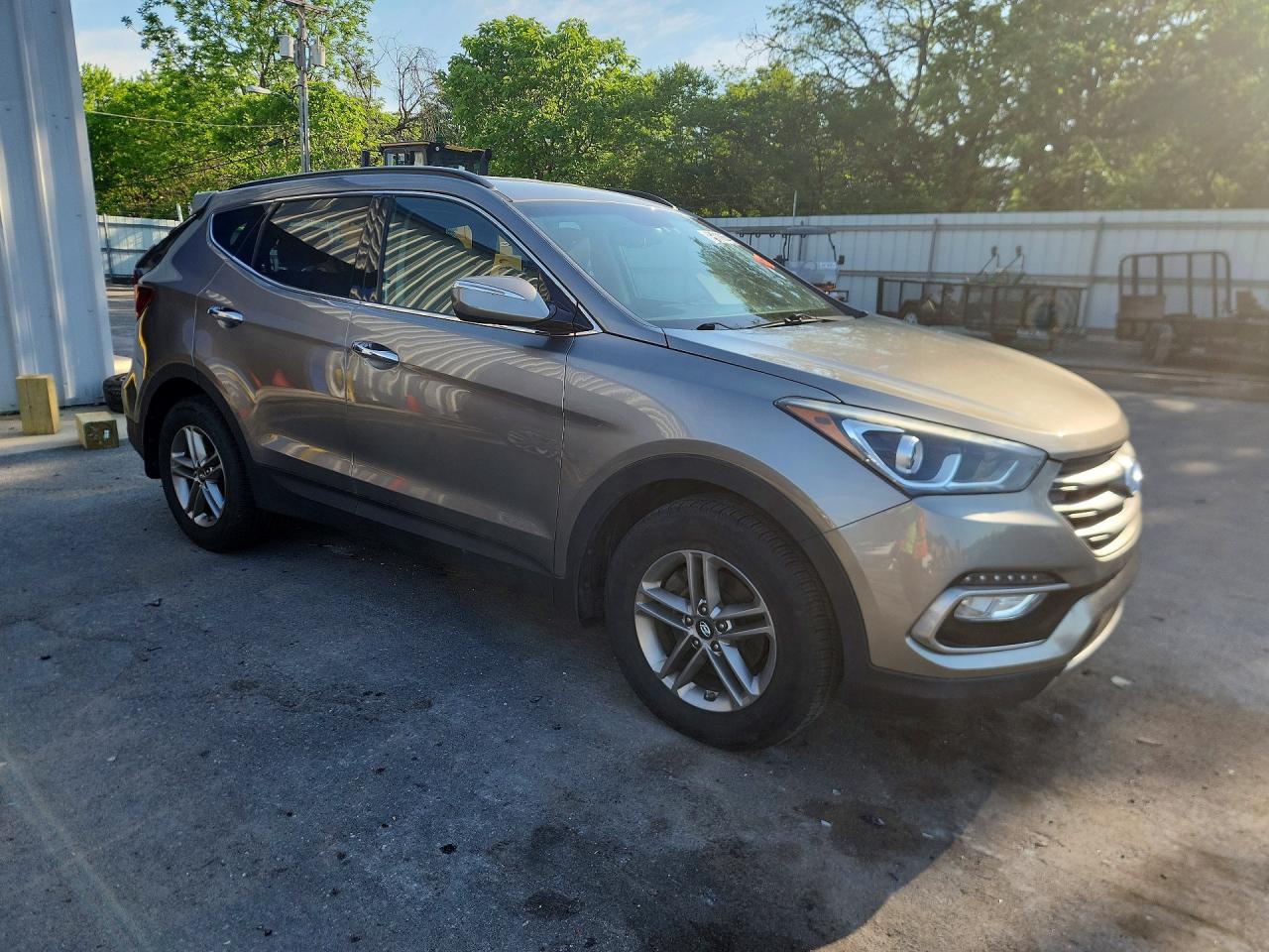 2018 Hyundai Santa Fe Sport 2.4l Серебряный vin: 5NMZUDLB6JH066005