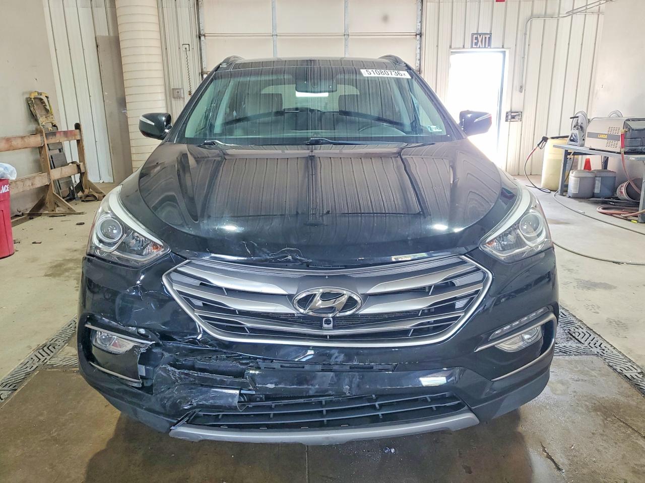 2018 Hyundai Santa Fe Sport 2.4l Черный vin: 5NMZUDLB7JH079121