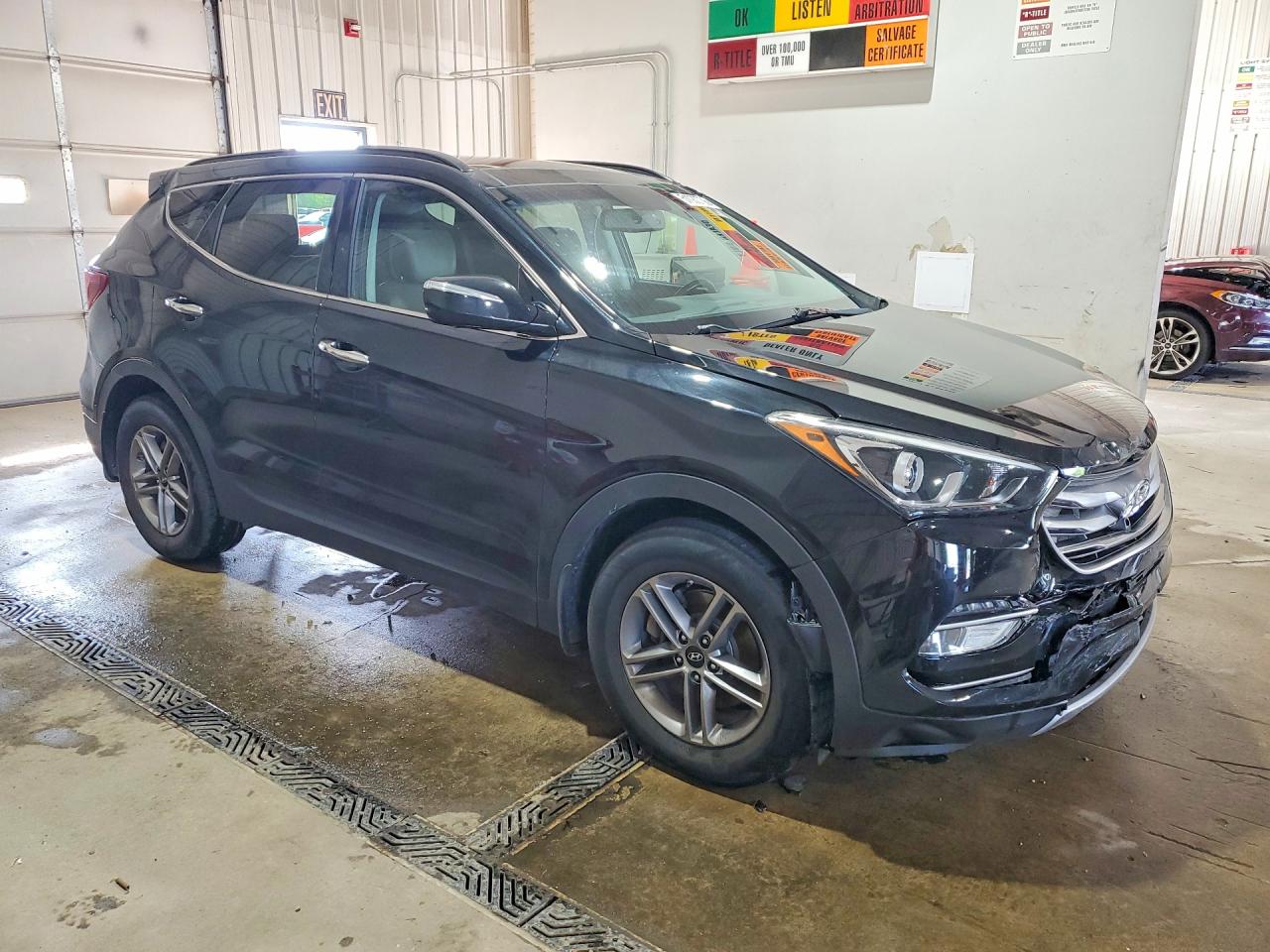 2018 Hyundai Santa Fe Sport 2.4l Черный vin: 5NMZUDLB7JH079121