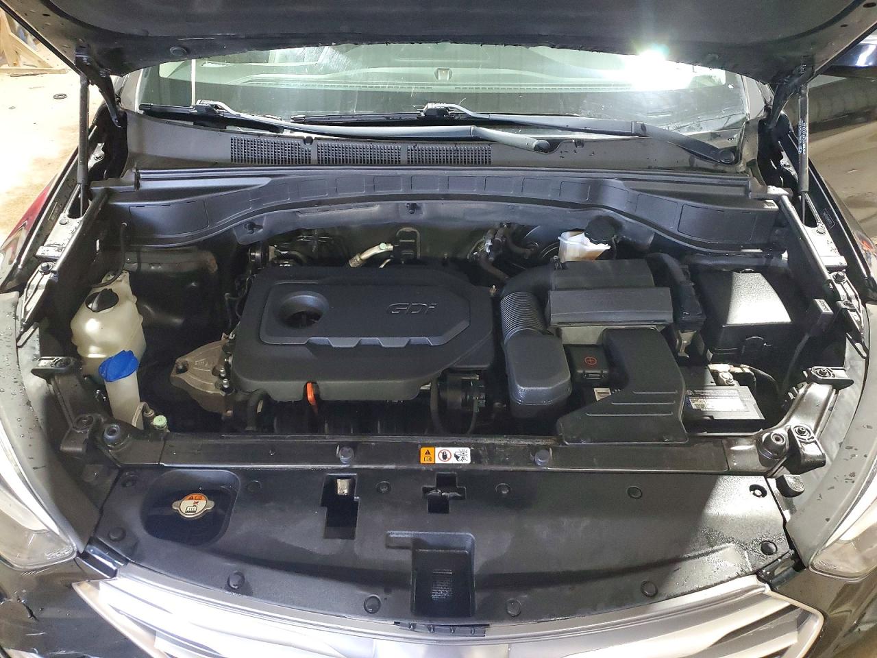 2018 Hyundai Santa Fe Sport 2.4l Черный vin: 5NMZUDLB7JH079121