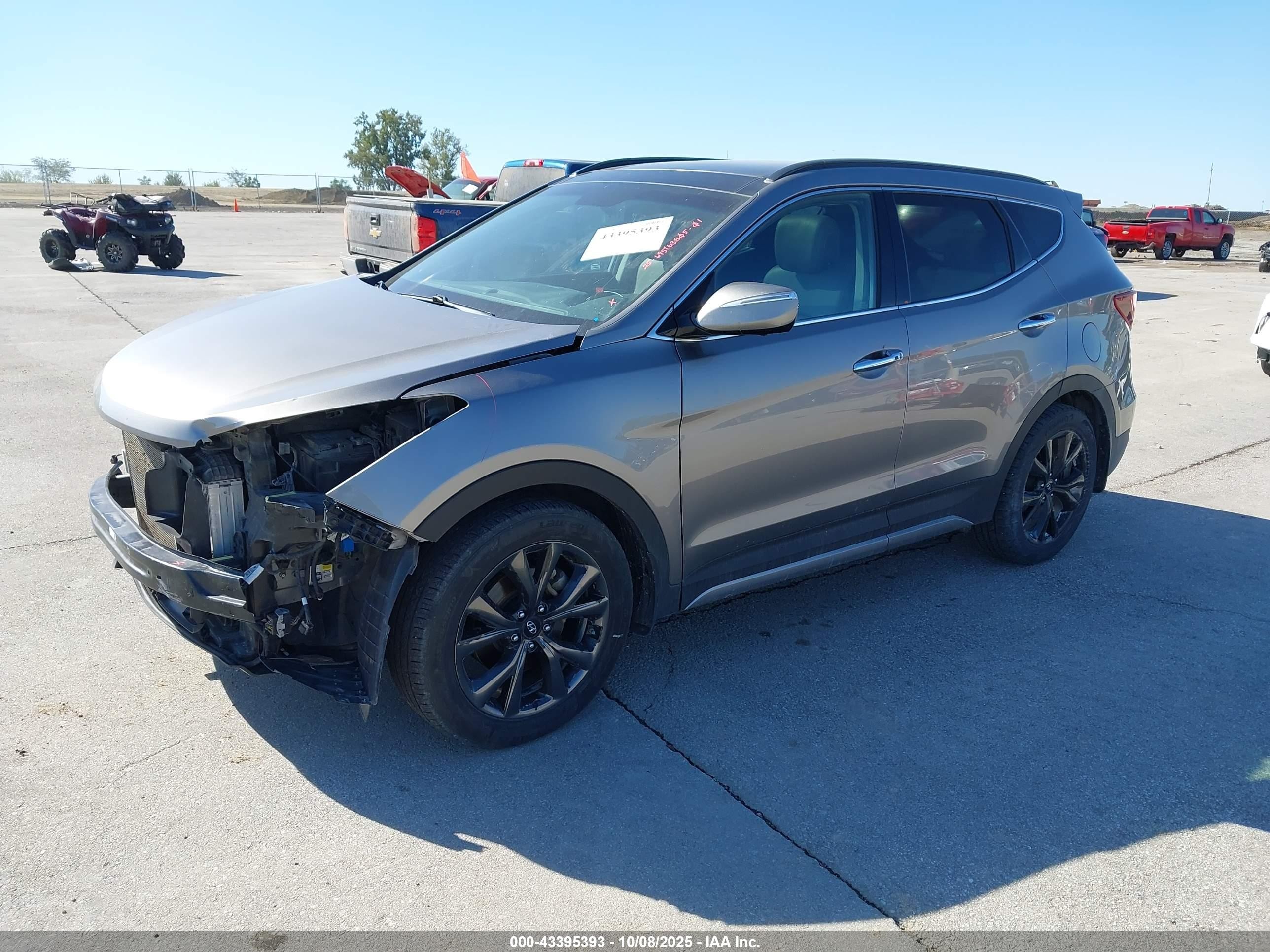 2018 Hyundai Santa Fe Sport 2.0t Ultimate Серый vin: 5NMZWDLA9JH100293