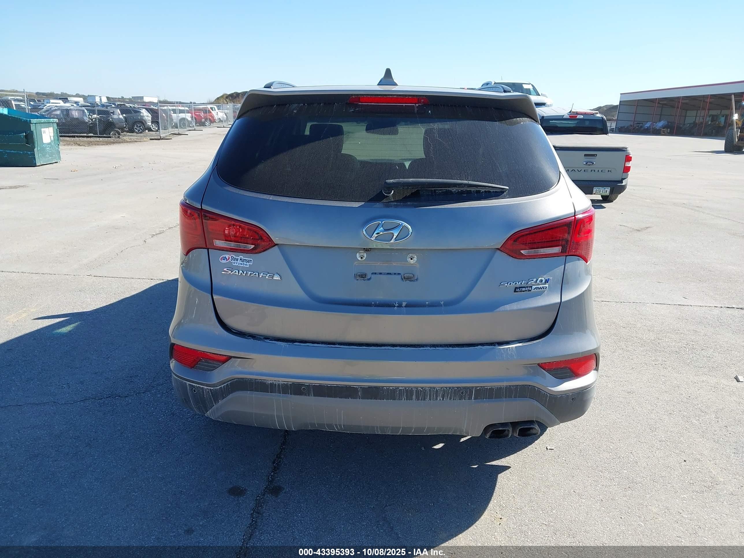 2018 Hyundai Santa Fe Sport 2.0t Ultimate Серый vin: 5NMZWDLA9JH100293