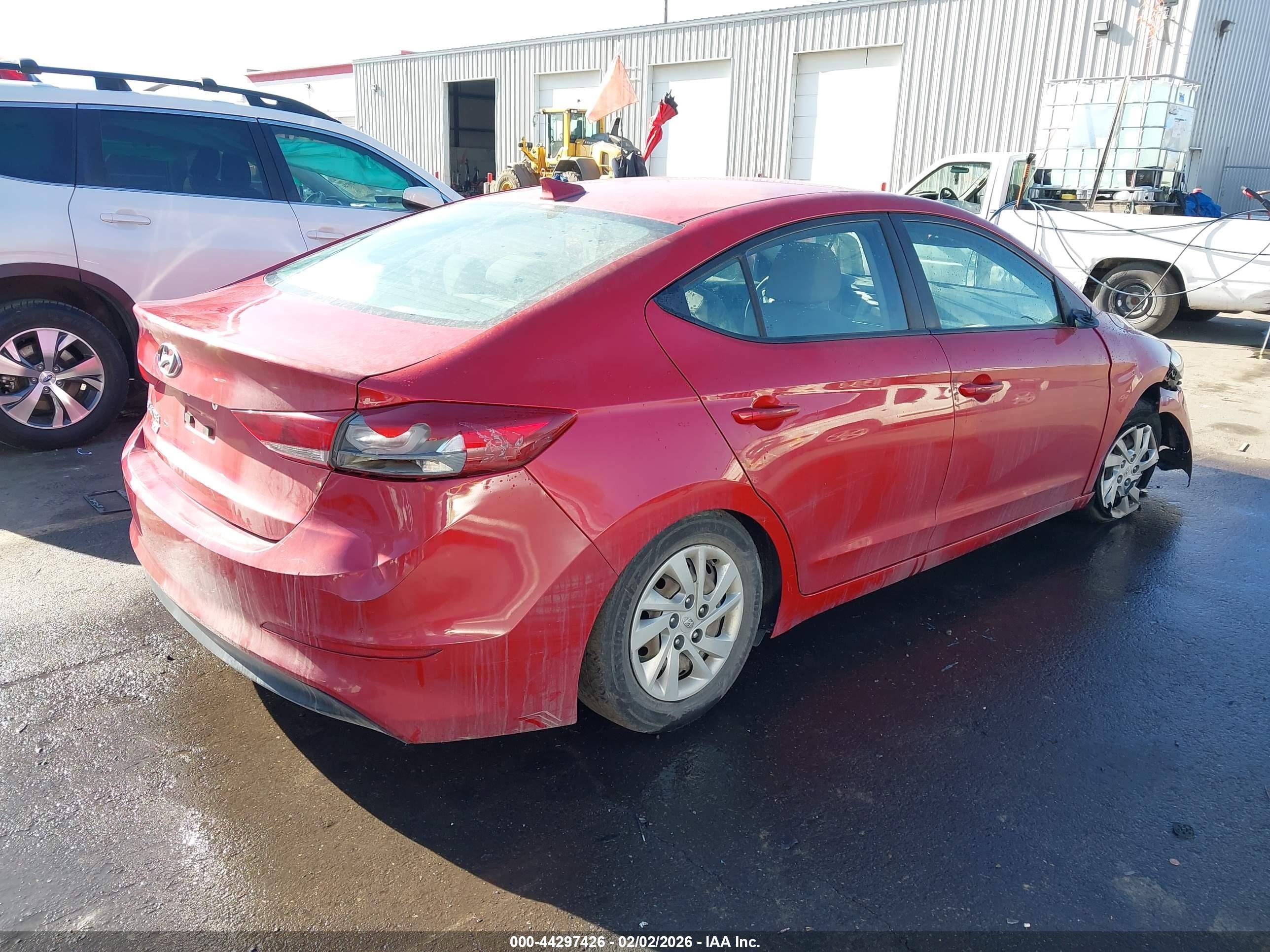 2017 Hyundai Elantra Se Red vin: 5NPD74LF0HH147860