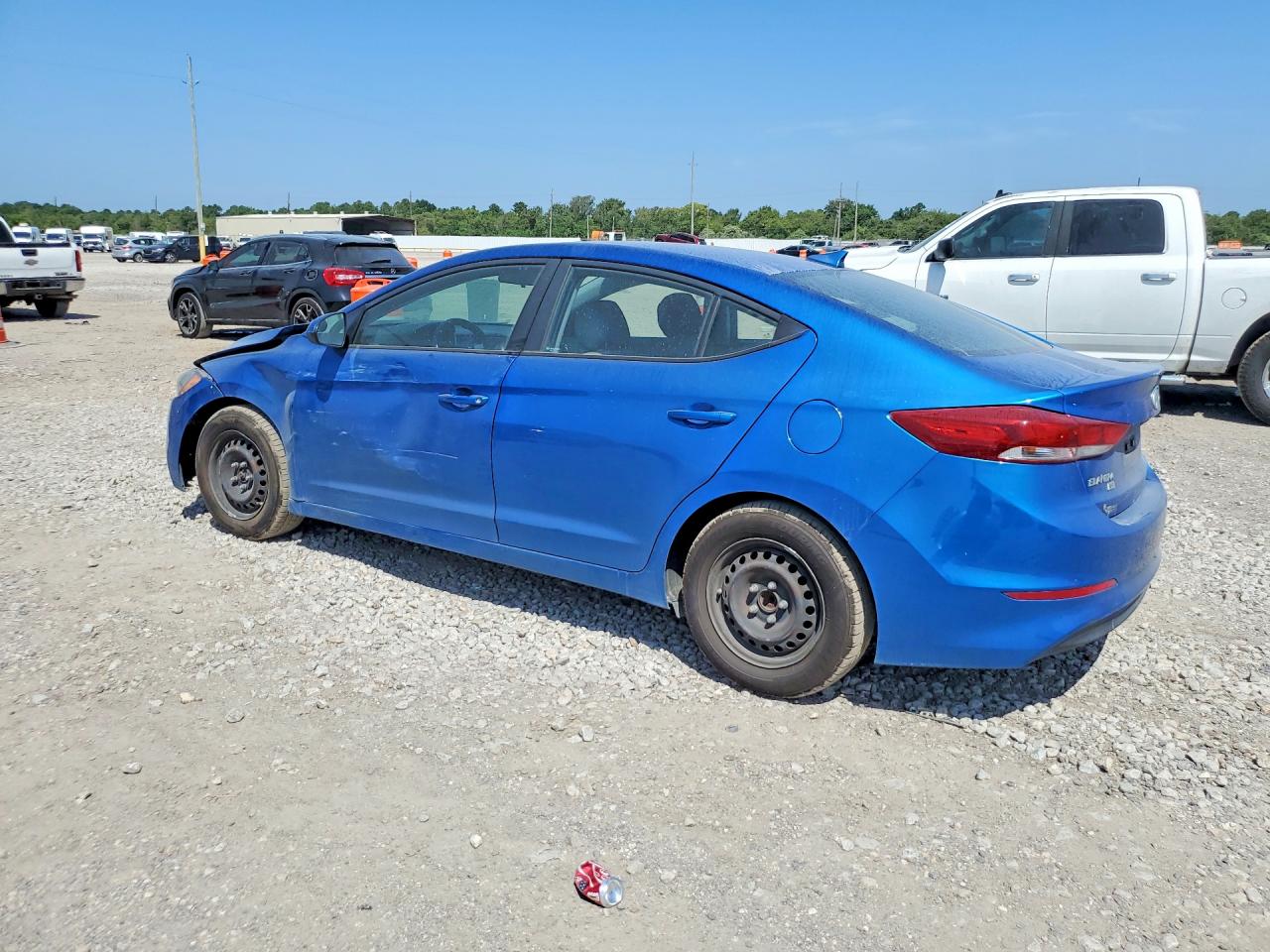 2017 Hyundai Elantra Se Синий vin: 5NPD74LF0HH211394