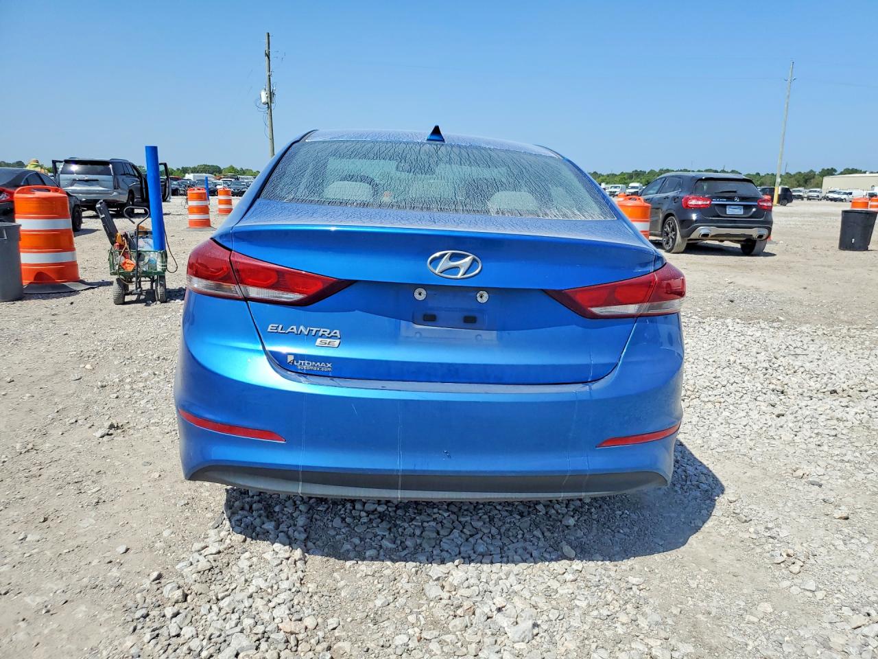 2017 Hyundai Elantra Se Синий vin: 5NPD74LF0HH211394