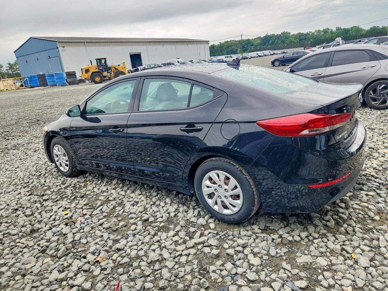 2017 Hyundai Elantra Se Черный vin: 5NPD74LF1HH094330