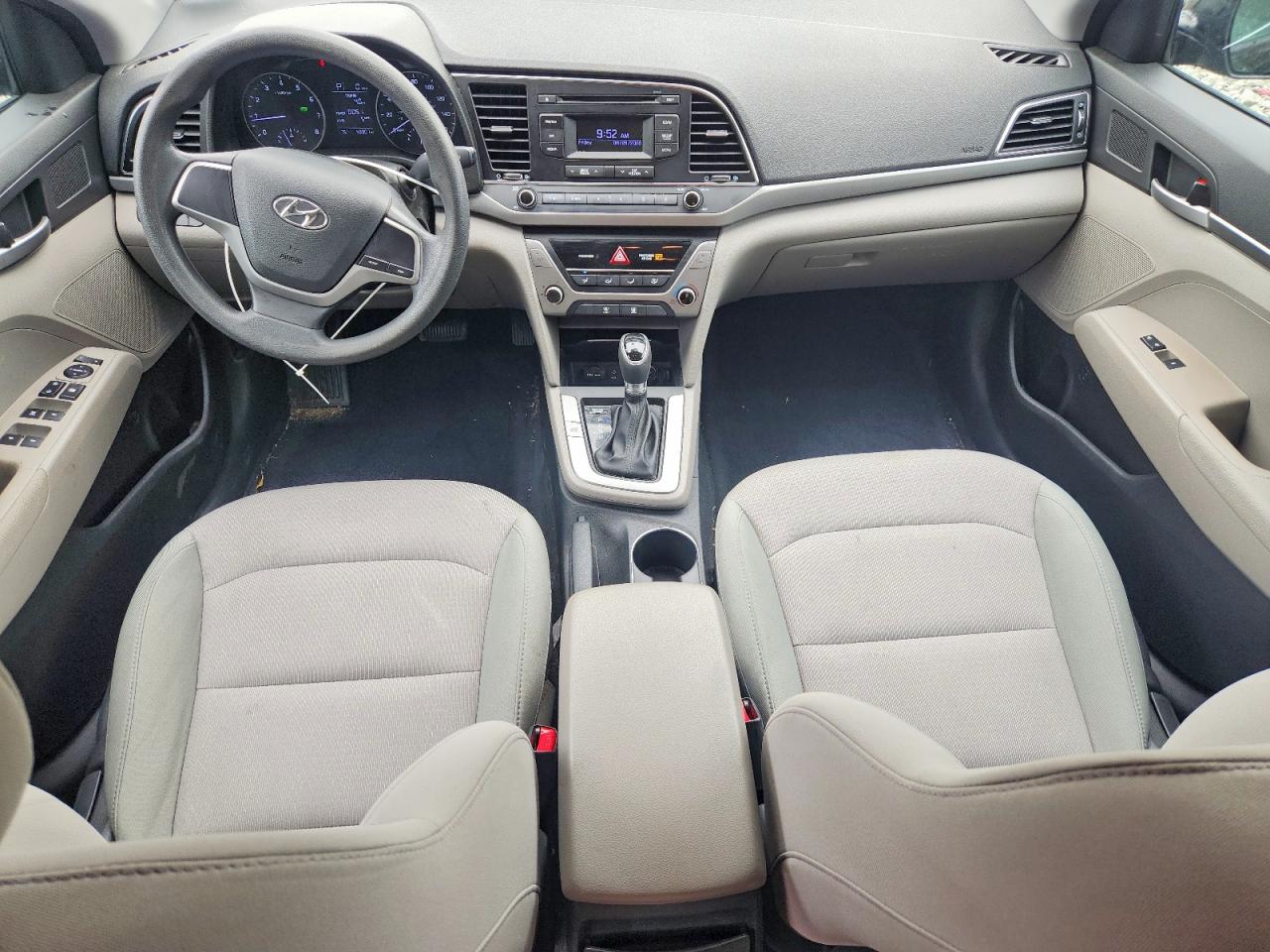 2017 Hyundai Elantra Se Черный vin: 5NPD74LF1HH094330