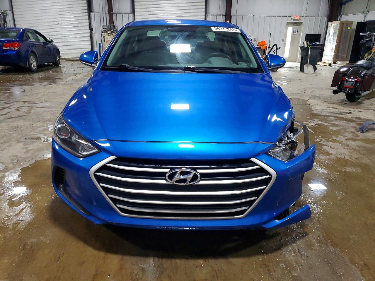 2017 Hyundai Elantra Se Blue vin: 5NPD74LF1HH174940