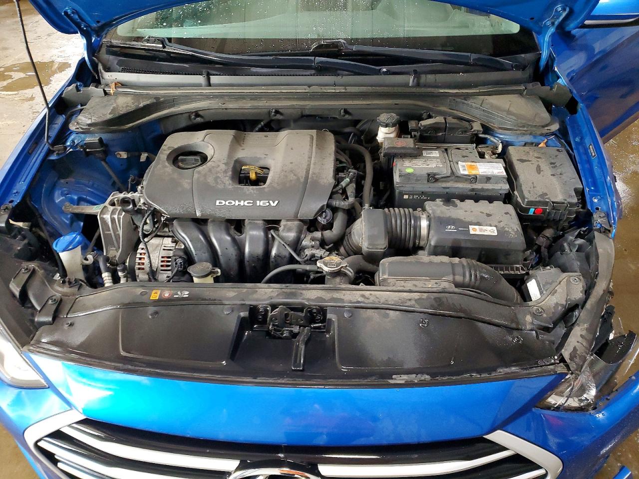 2017 Hyundai Elantra Se Blue vin: 5NPD74LF1HH174940