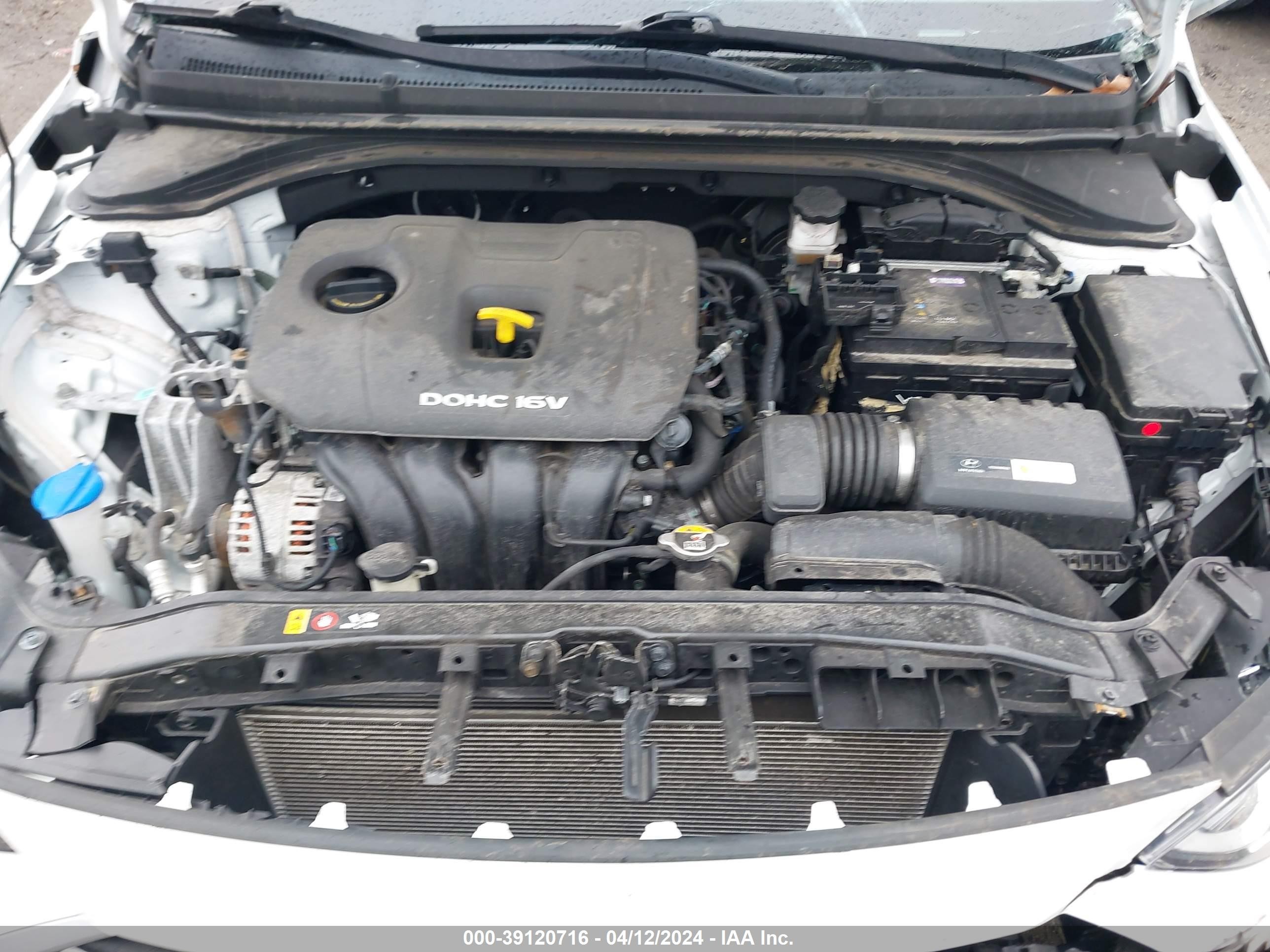 2018 Hyundai Elantra Se White vin: 5NPD74LF1JH351377