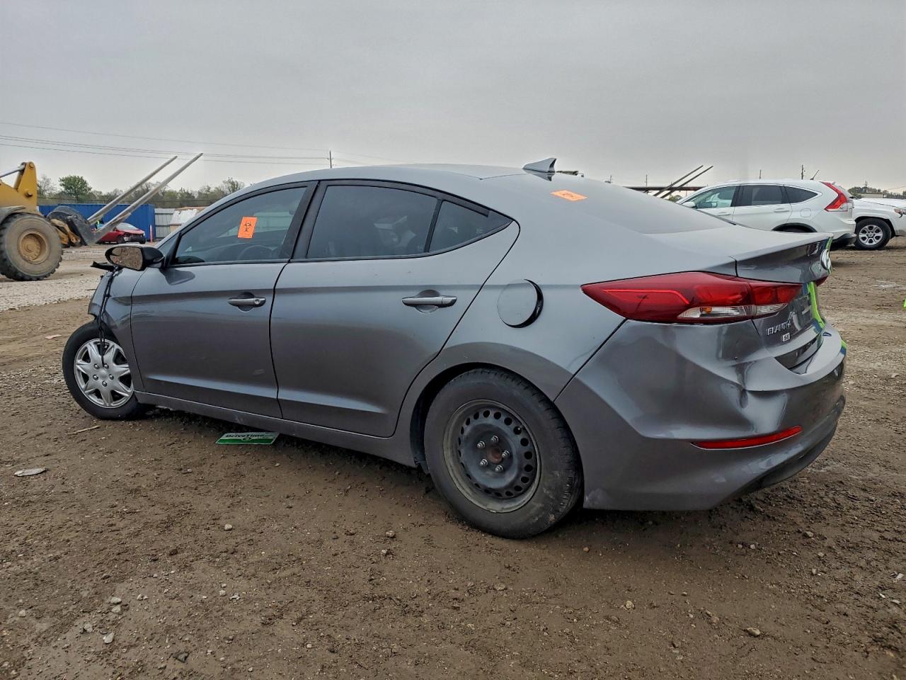 2018 Hyundai Elantra Se Gray vin: 5NPD74LF1JH383312