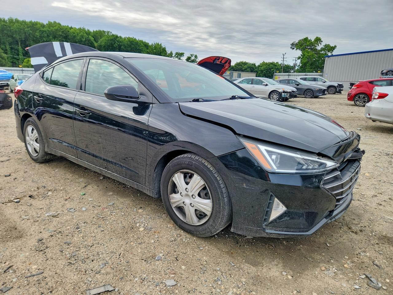 2019 Hyundai Elantra Se Black vin: 5NPD74LF1KH468099